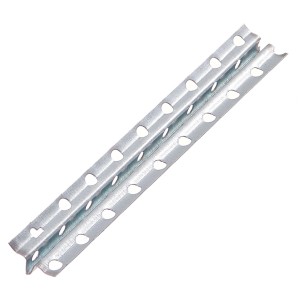 Silberne Protektor Schnellputzschiene 1105 aus Stahl, 10mm Putzstärke, 50 Stück à 250cm.