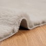 vidaXL Kunstfell Hasen Teppich Olite Beige 240 x 240 cm Polyester 42021644_5