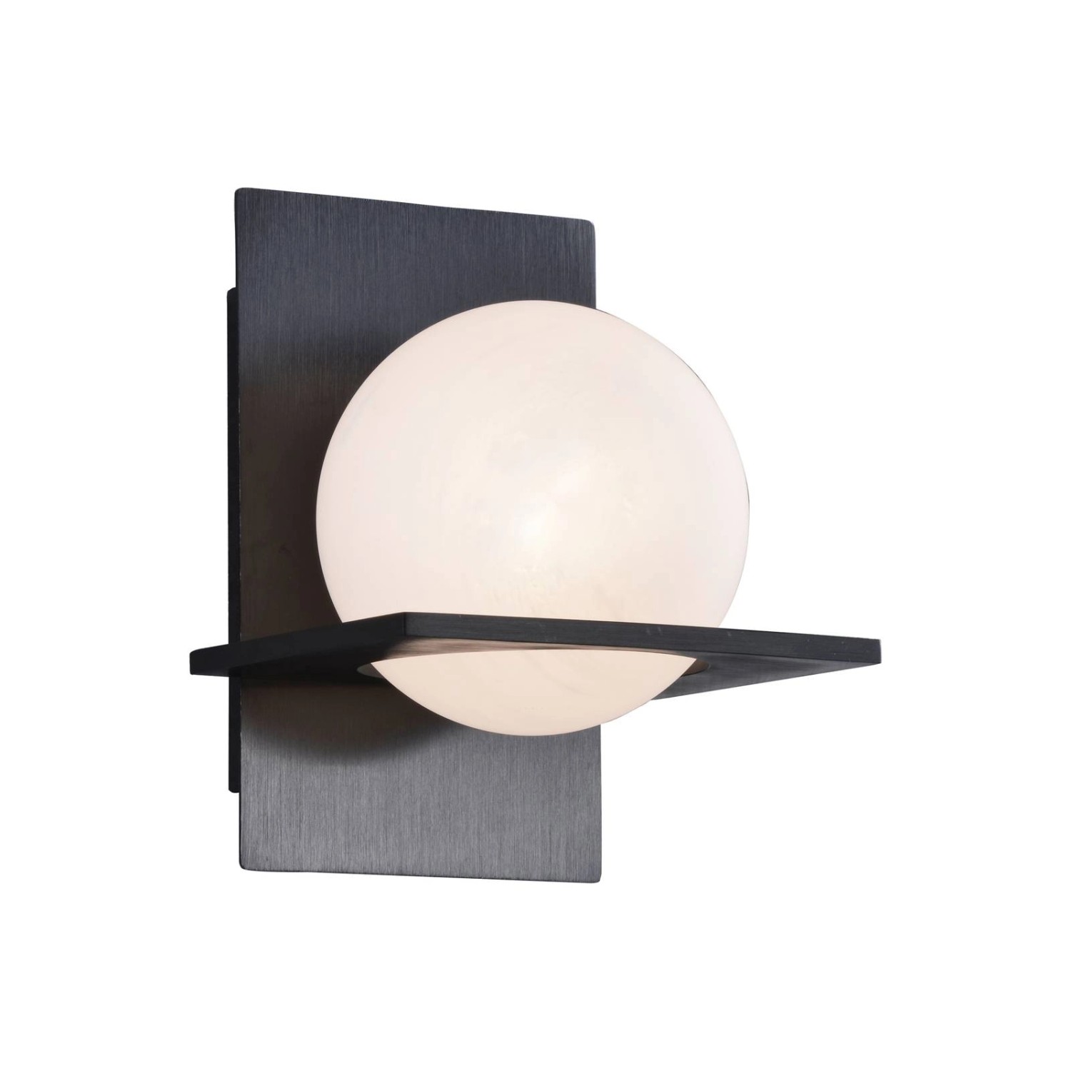 Lucande Wandleuchte Wandlampe Innen Kulka 10020441 Modern in Schwarz aus Metall 1-flammig G9 Flurleuchte