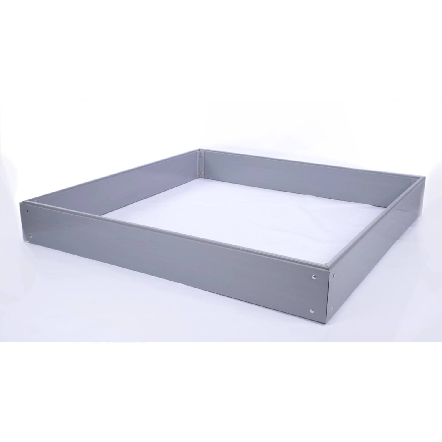 PROREGAL Hochbeete Growline Plast HxBxT 21x160x160cm 1 Ebene Grau günstig online kaufen