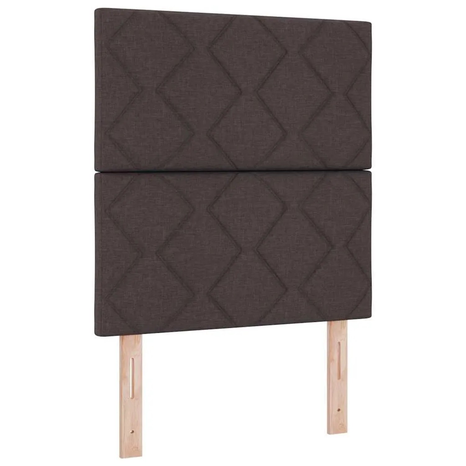 vidaXL Kopfteil mit Kopfteil Dunkelbraun 80 cm Kunstleder 3337876