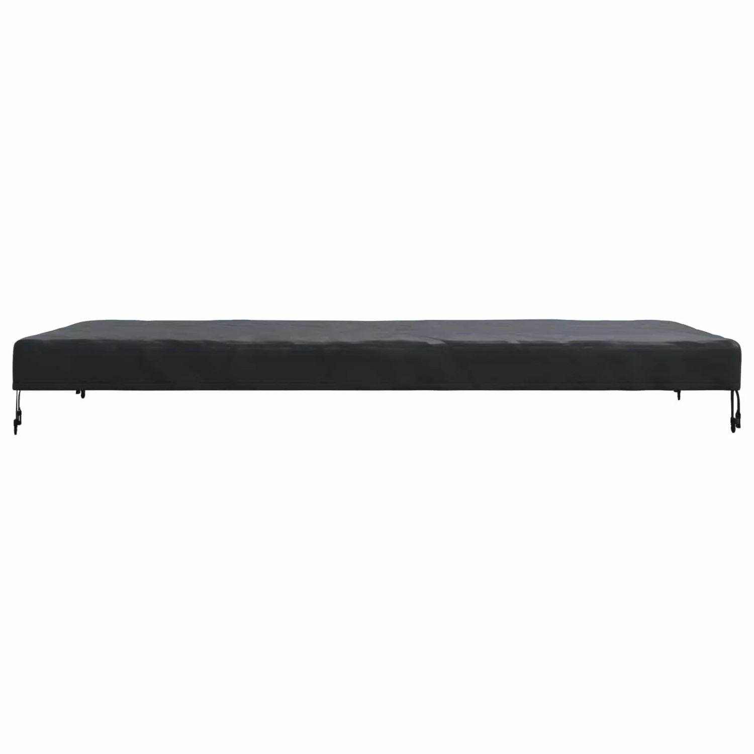 Schwarze vidaXL Tischdecke aus wasserfestem Stoff, rechteckig, 102x202 cm, für Tische.