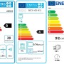 Energieeffizienzlabel für PKM Backofen und Geschirrspüler: Übersichtliche Verbrauchswerte.