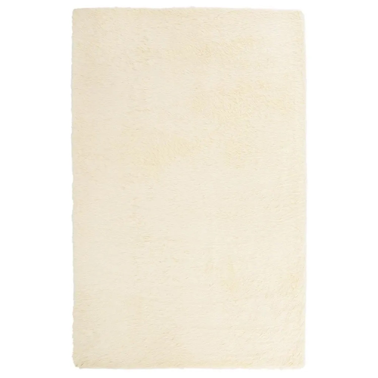 vidaXL Teppich Shaggy Hochflor NAVARRA Creme 130x200 cm Polyester 4102831 günstig online kaufen