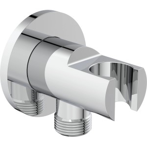 Ideal Standard Brausehalter Idealrain Atelier, rund, Chrom, zur Wandmontage.