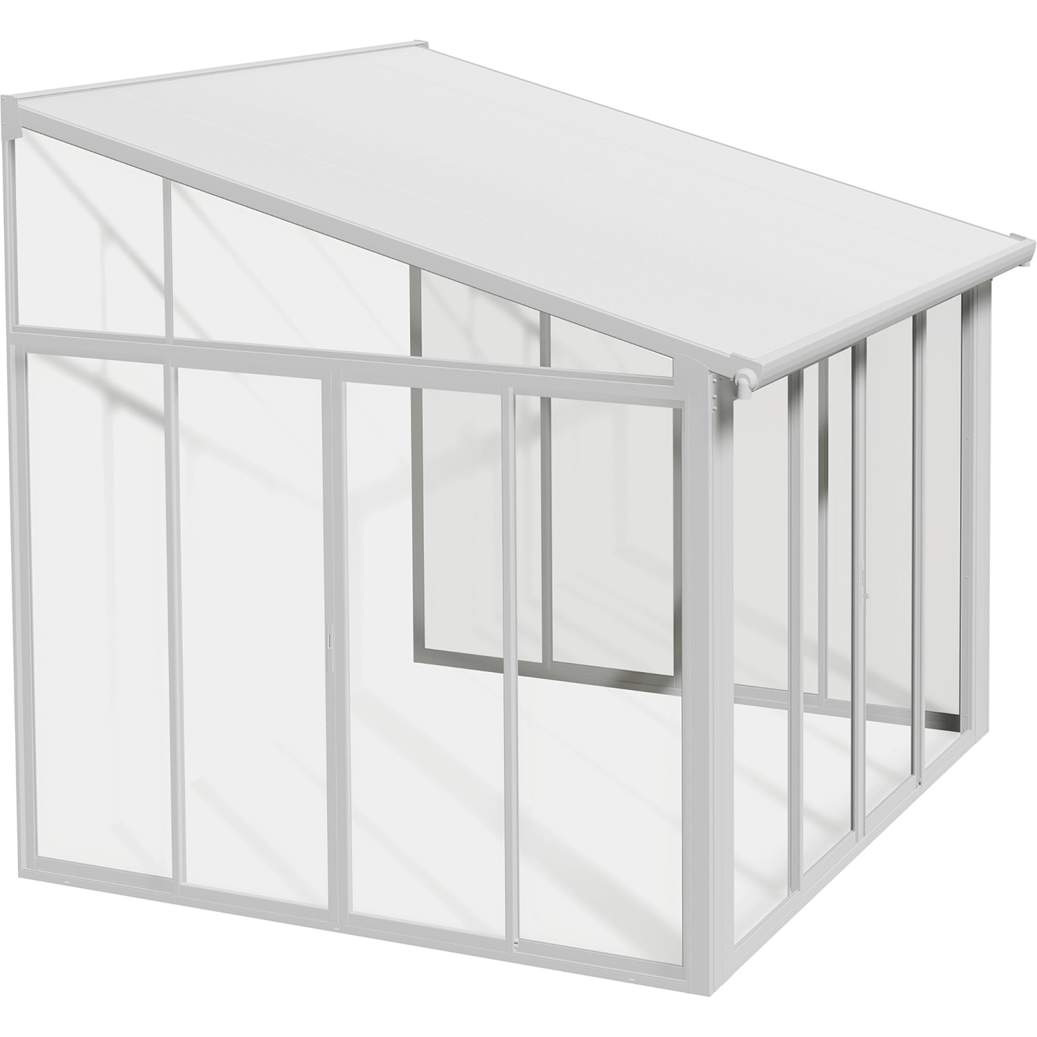 Palram - Canopia Wintergarten San Remo 310 cm x 314 cm x 277 cm Weiß