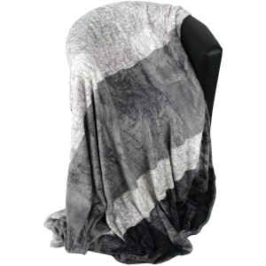 Bestlivings Kuscheldecke 150x200 cm Flanell Cross Check in Grau- und Weißtönen.