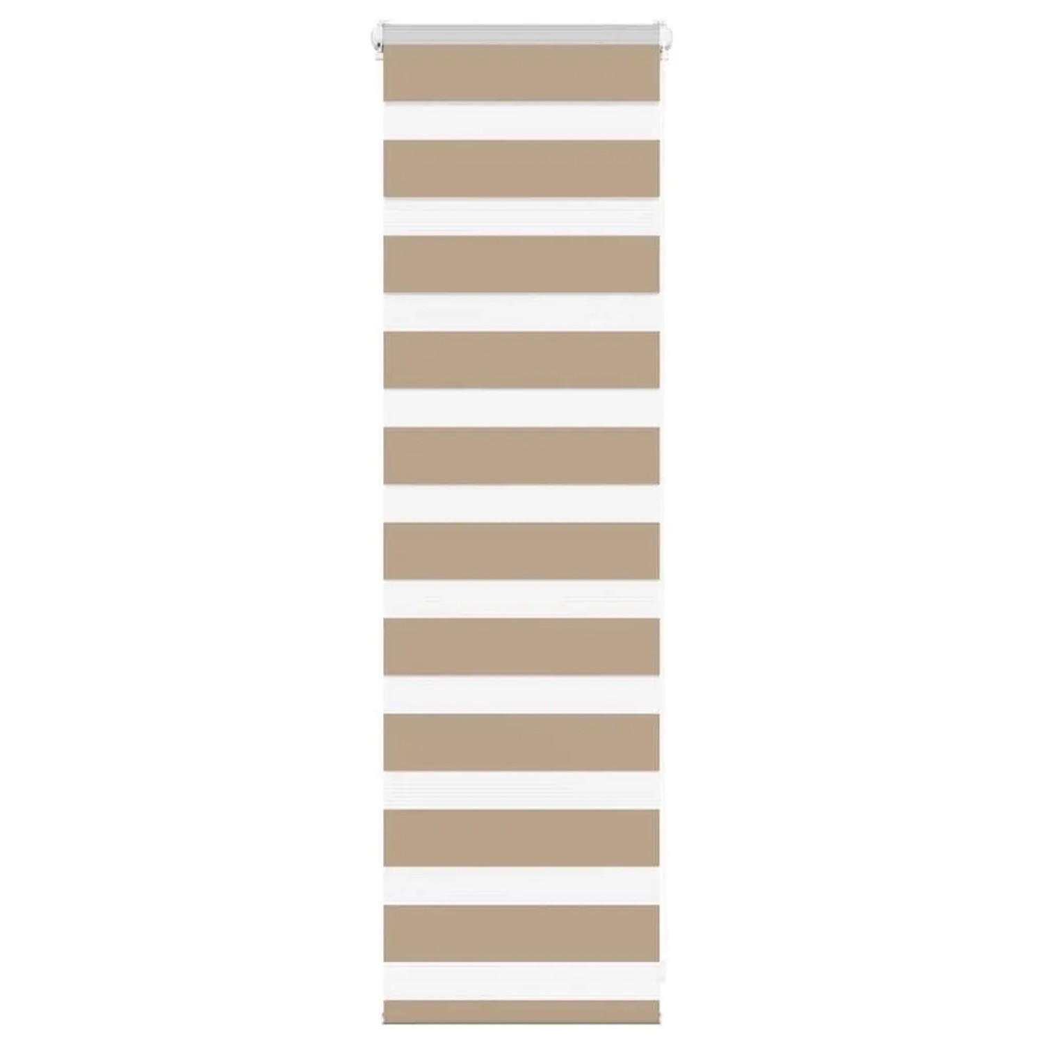 vidaXL Doppelrollo Sandbraun 40x100 cm Stoffbreite 35,9 cm Polyester 401450 günstig online kaufen