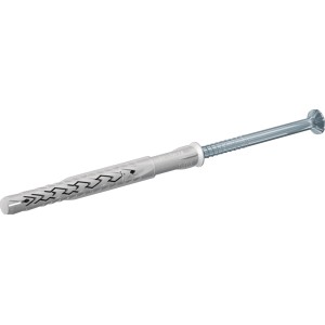 Fischer Langschaftdübel SXRL 10 x 180 mit Torx Senkkopfschraube, Dübel für Beton und Mauerwerk.