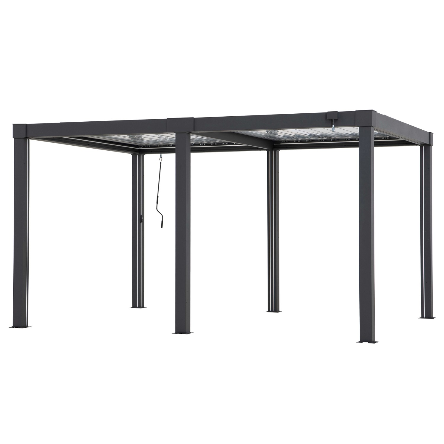 Sunjoy Multi-Pergola Matterhorn 306 cm x 406 cm Anthrazit günstig online kaufen