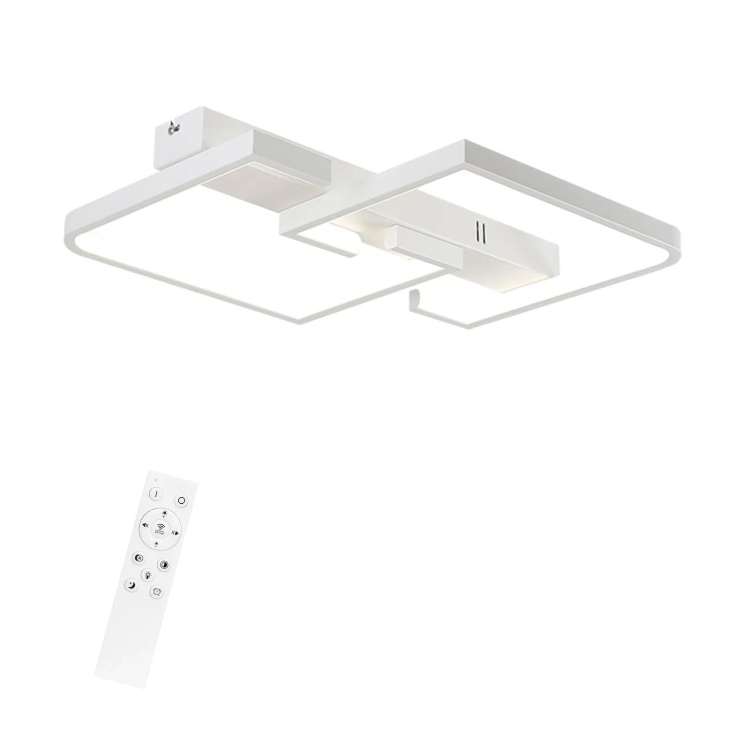 NETTLIFE LED Deckenleuchte aus Metall L61cmWeiß