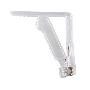 Transparente Venilia Tischtuchklammer, 4er-Set zur Fixierung von Tischdecken.