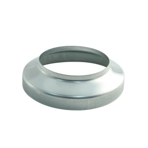 Marley Zink-Standrohrkappe DN 80/116 für Metall-Dachrinnen, Übergang Fallrohr zu Standrohr.