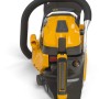 Stiga CS 750 Benzin-Kettensäge, gelb/schwarz, Rückansicht.