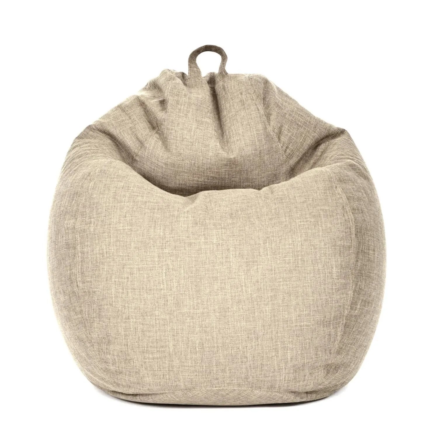 Green Bean Sitzsack Home XXL 100 x 120 x 50 cm Linen Waschbarer Bezug Sand