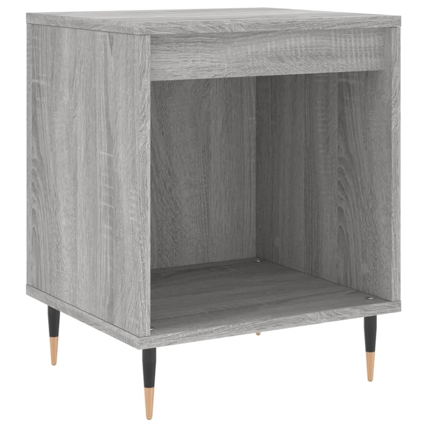 vidaXL Nachttisch Grau Sonoma 40x35x50 cm Holzwerkstoff Modell 3 günstig online kaufen