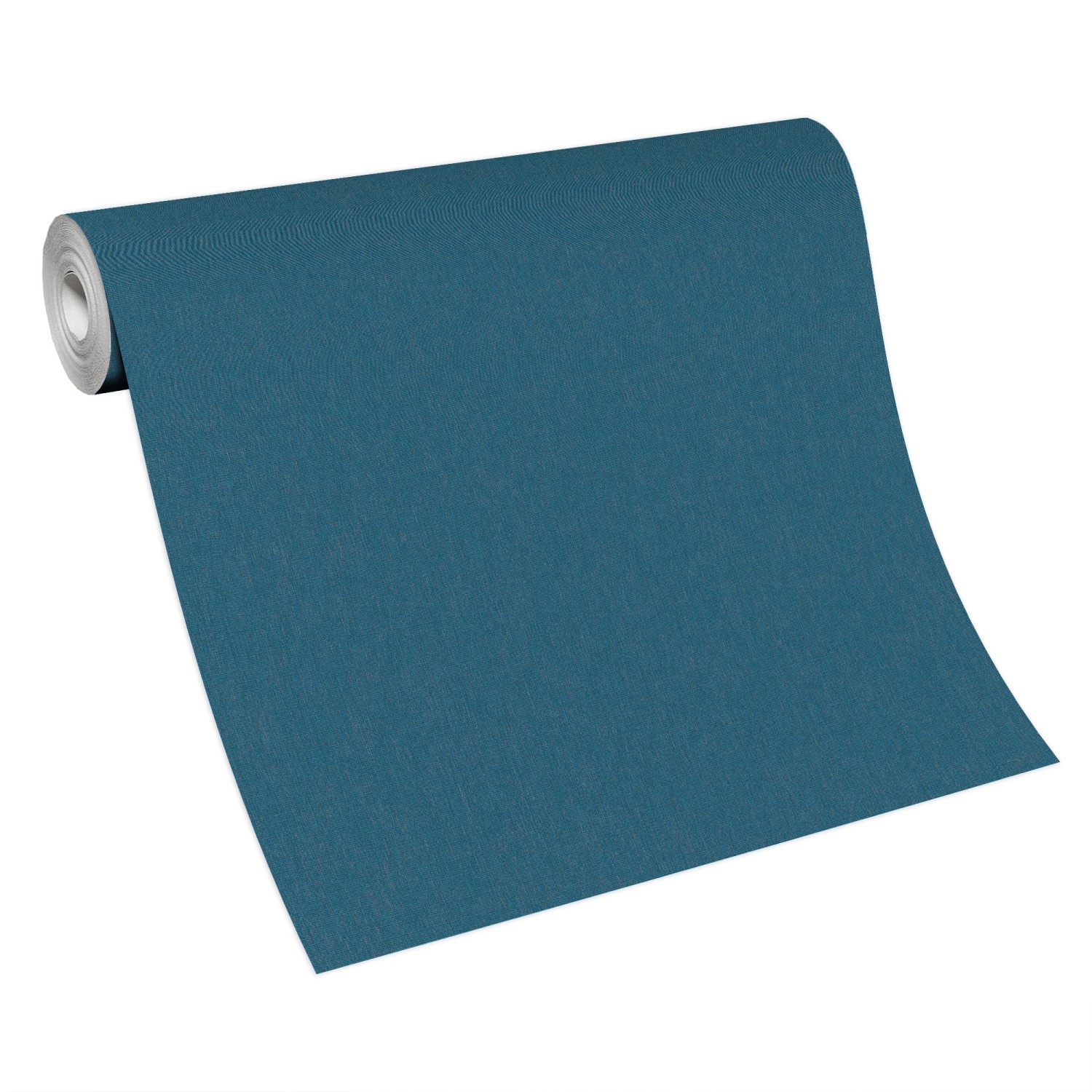 Rolle Erismann Vliestapete Martinique Colour Passion, dunkelblau mit Textilstruktur.