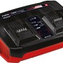 Einhell Power X-Change Twincharger 3A Ladegerät für zwei Akkus der Power X-Change Familie.