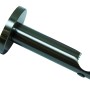 Gardinia Chicago Träger, offen, Titan, 8 cm, für 20 mm Stangen.