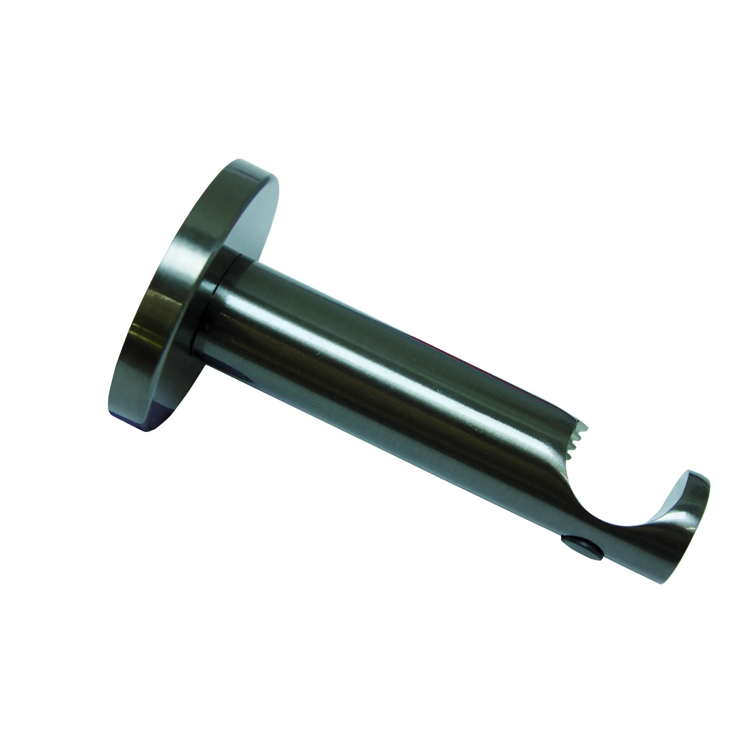 Gardinia Chicago Träger, offen, Titan, 8 cm, für 20 mm Stangen.