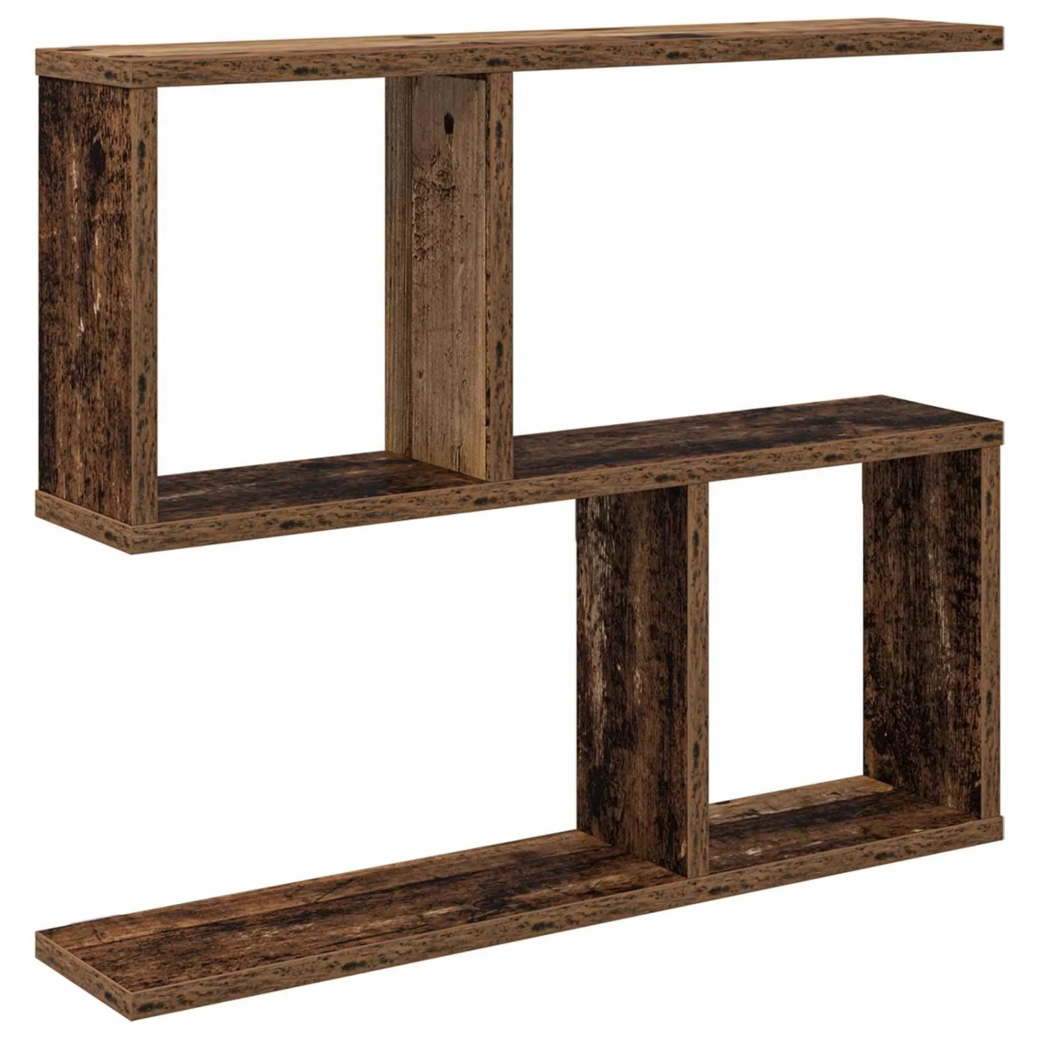 vidaXL Wandregal Altholz 60 x 12 x 50,5 cm Holzwerkstoff 8012258