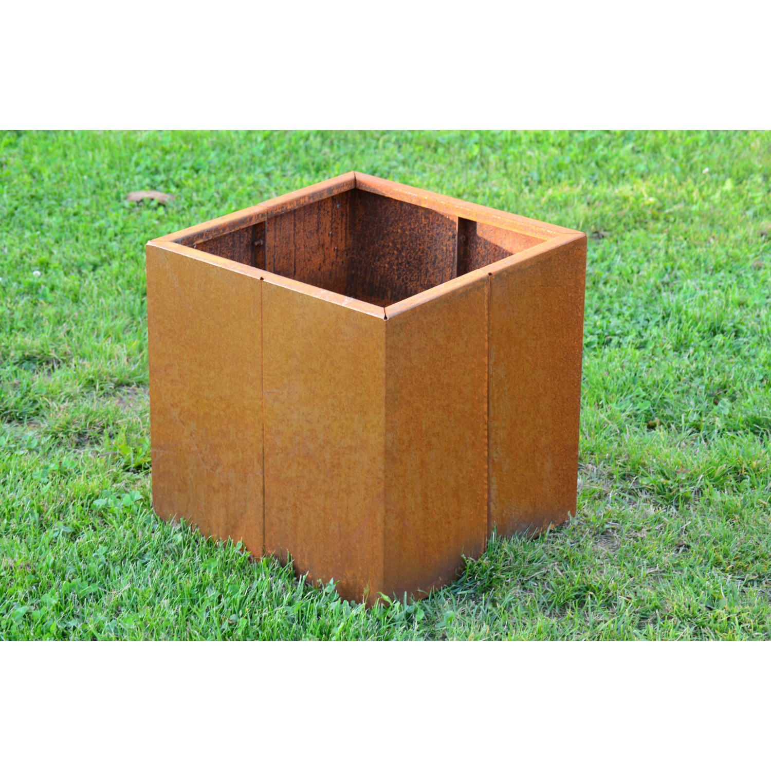 Eleo Pflanzkübel Vernazza 40 cm x 40 cm x 40 cm Cortenstahl kaufen bei OBI