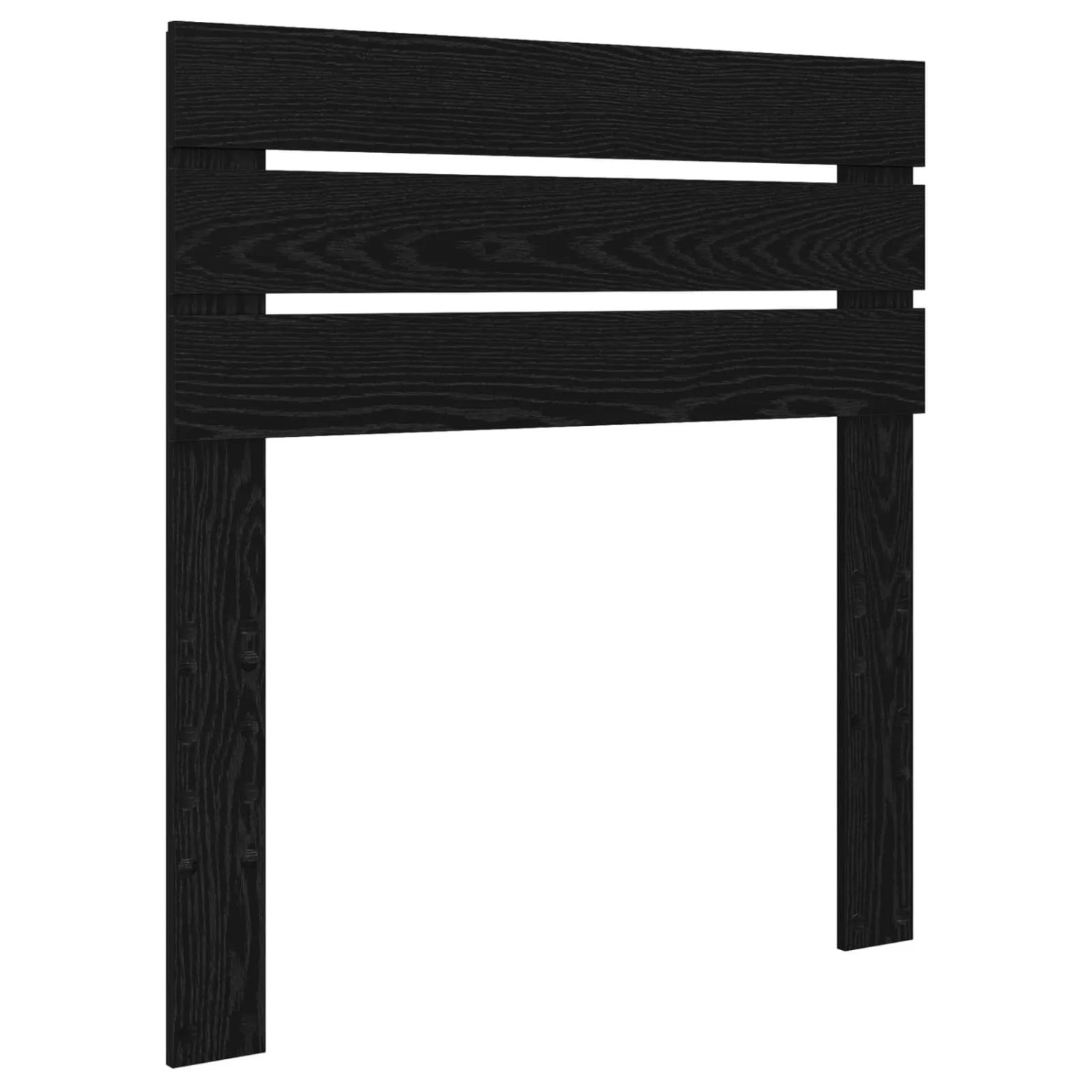 vidaXL Kopfteil mit Kopfteil Schwarz Eichen-Optik 100 cm Holzwerkstoff 888222