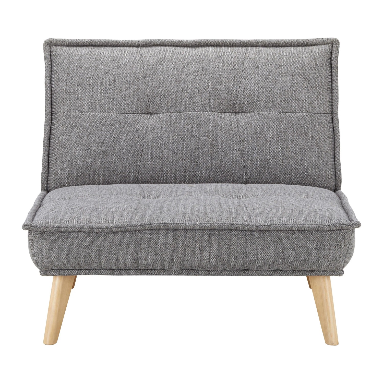 Bessagi Home Schlafsessel Romeo Grau Webstoff