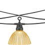 Solar-LED-Lichterkette Zevio mit bunten Lampen (rosa, gelb, türkis) für Garten & Balkon, 5,5 m.