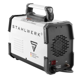 STAHLWERK Schweißgerät DC WIG 200 ST, 200 Ampere, E-Hand. Kompaktes WIG-Schweißgerät in Weiß/Grau.
