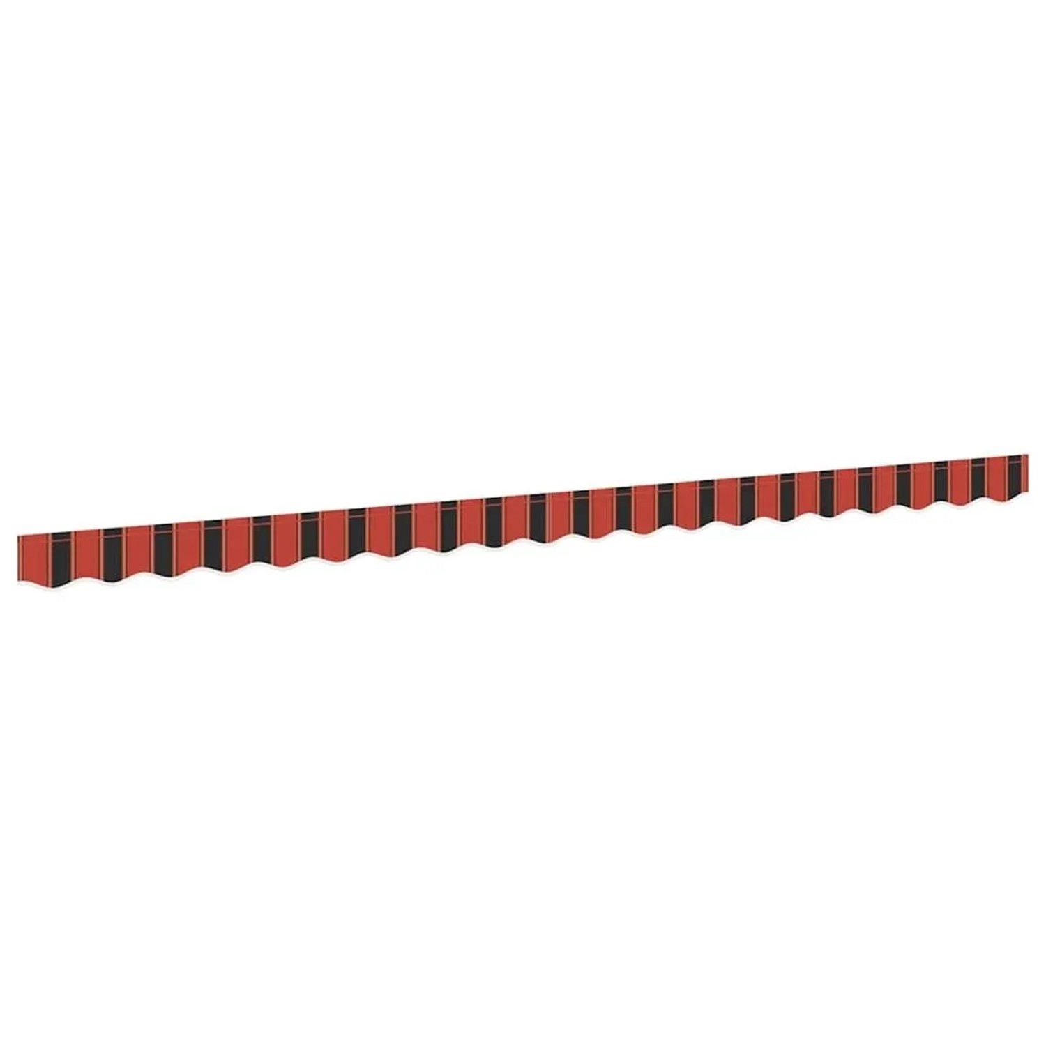 vidaXL Markisenschürzen-Ersatz Orange Schwarz Gelb 4,5 m Polyester 42000698