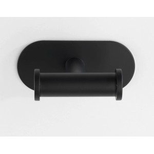 Wenko Turbo-Loc Wandhaken Duo Orea Black, Edelstahl, zur Handtuchaufbewahrung im Bad.