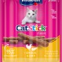 Vitakraft Cat Stick Geflügel & Leber, 3er-Pack. Katzenleckerli ohne Zuckerzusatz.