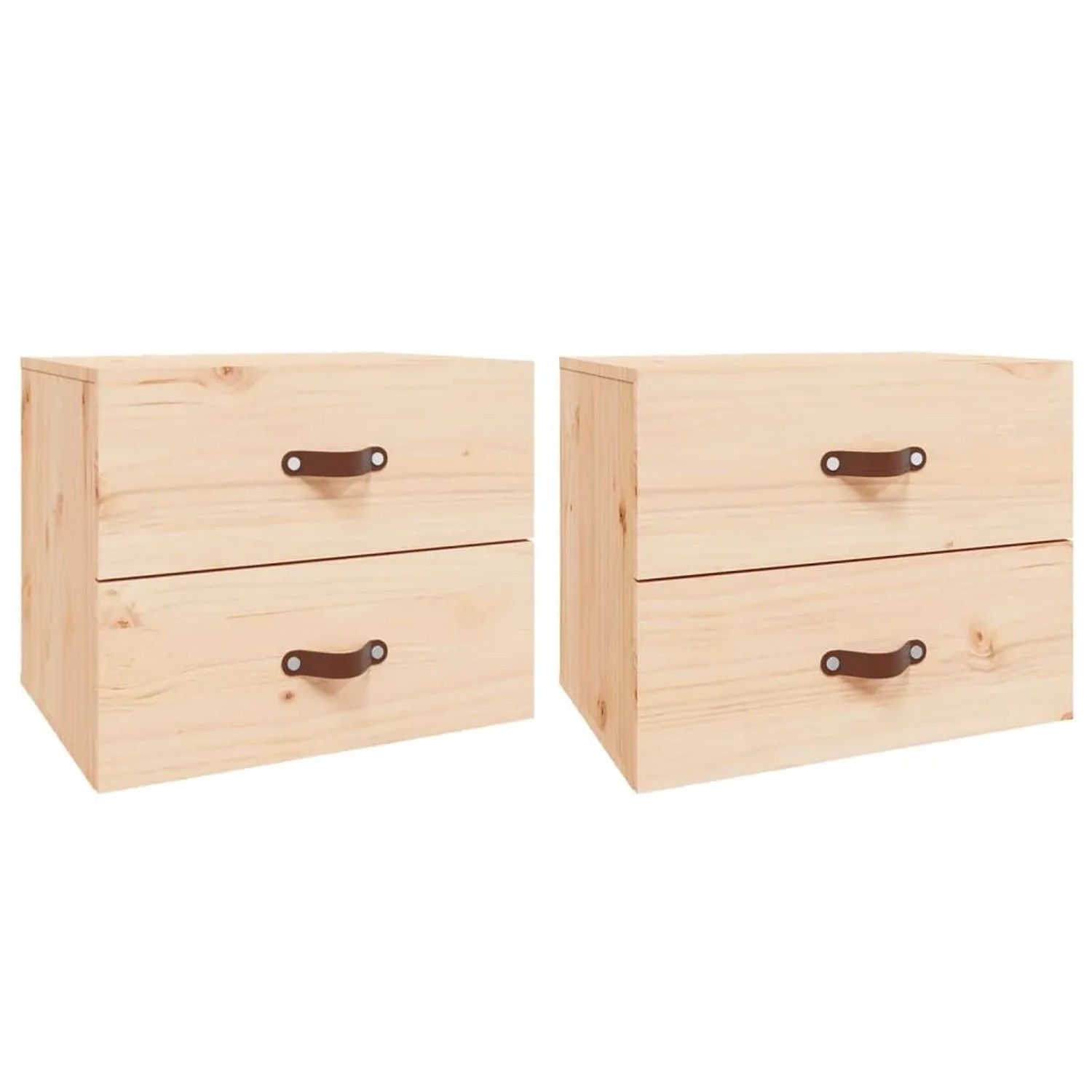 vidaXL Wand-Nachttische 2 Stk 50x36x40 cm