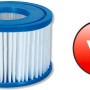 Bestway Filterkartusche Größe VI für Lay-Z-Spa Whirlpool, 2er-Pack.