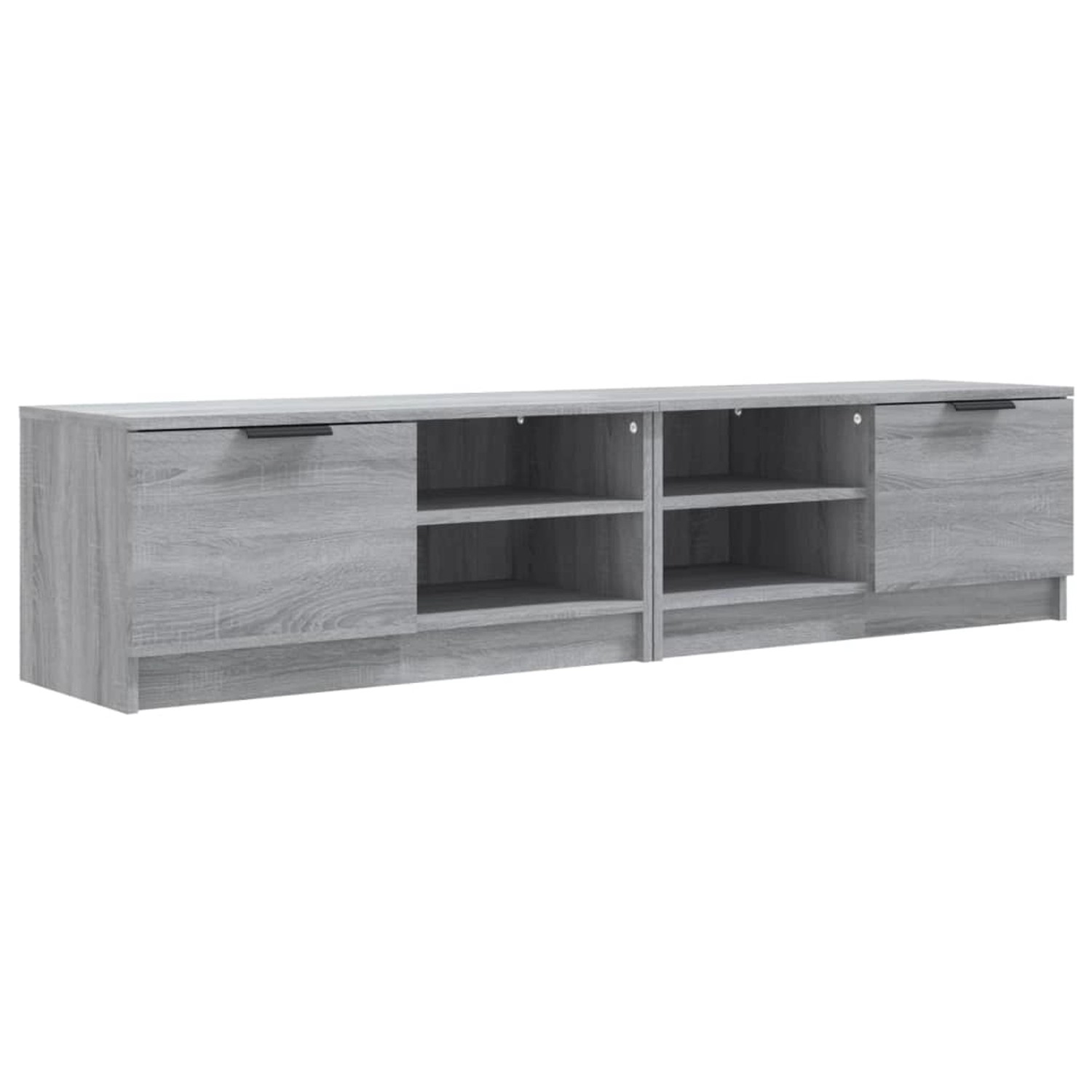 vidaXL TV-Schränke 2 Stk Grau Sonoma 80x35x36,5 cm Holzwerkstoff 817120