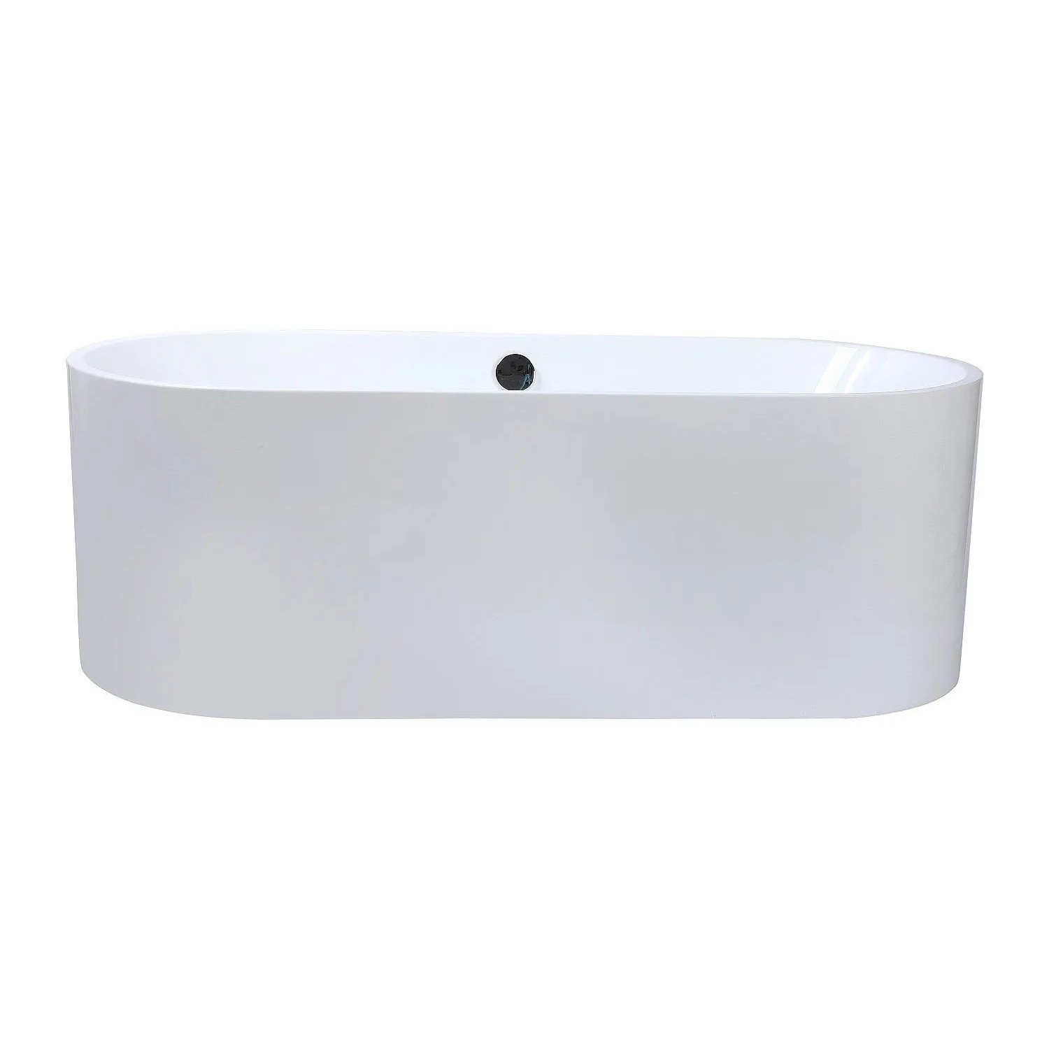 Vente-unique Freistehende Badewanne Katoucha Weiß 170 cm