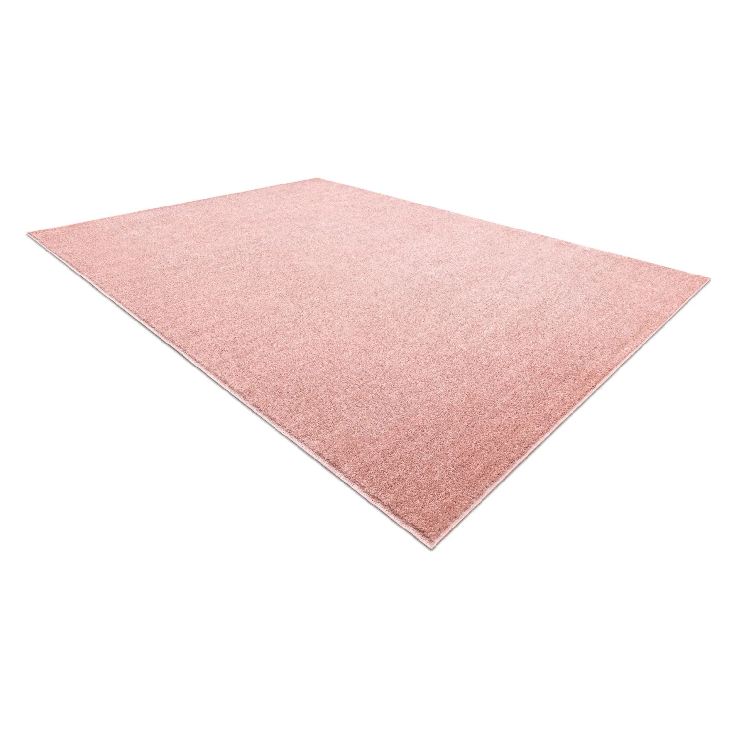 RugsX Teppich Eton Plus rosa, rechteckig, einfarbig, weicher Flor. Für Wohnzimmer.
