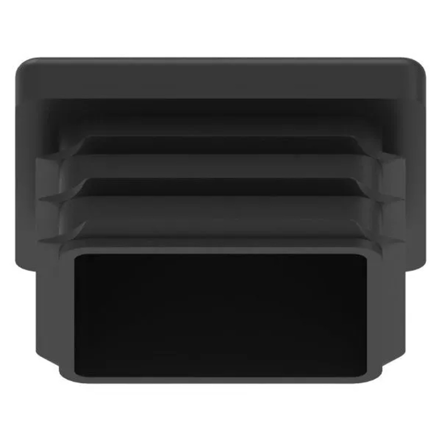 FeNau Einsteckkappe Kunststoff Für Quadratrohr 40x40 mm Wandstärke 3,0 mm Schwarz