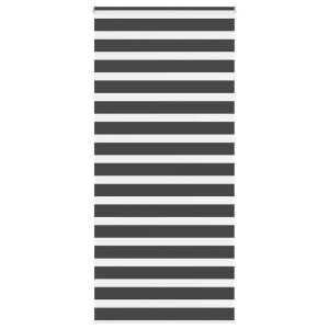 vidaXL Doppelrollo Schwarz 105x230 cm Stoffbreite 100,9 cm Polyester 4014288