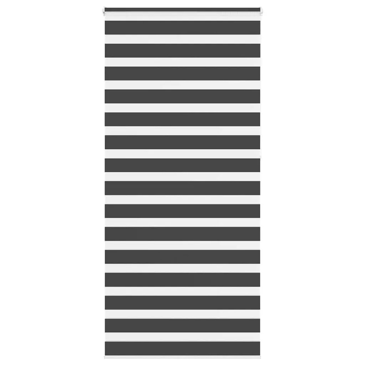 vidaXL Doppelrollo Schwarz 105x230 cm Stoffbreite 100,9 cm Polyester 401428 günstig online kaufen