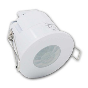 world-trading-net Einbau Bewegungsmelder IP65, 360 Grad, weiß, für Lampen & Leuchten.
