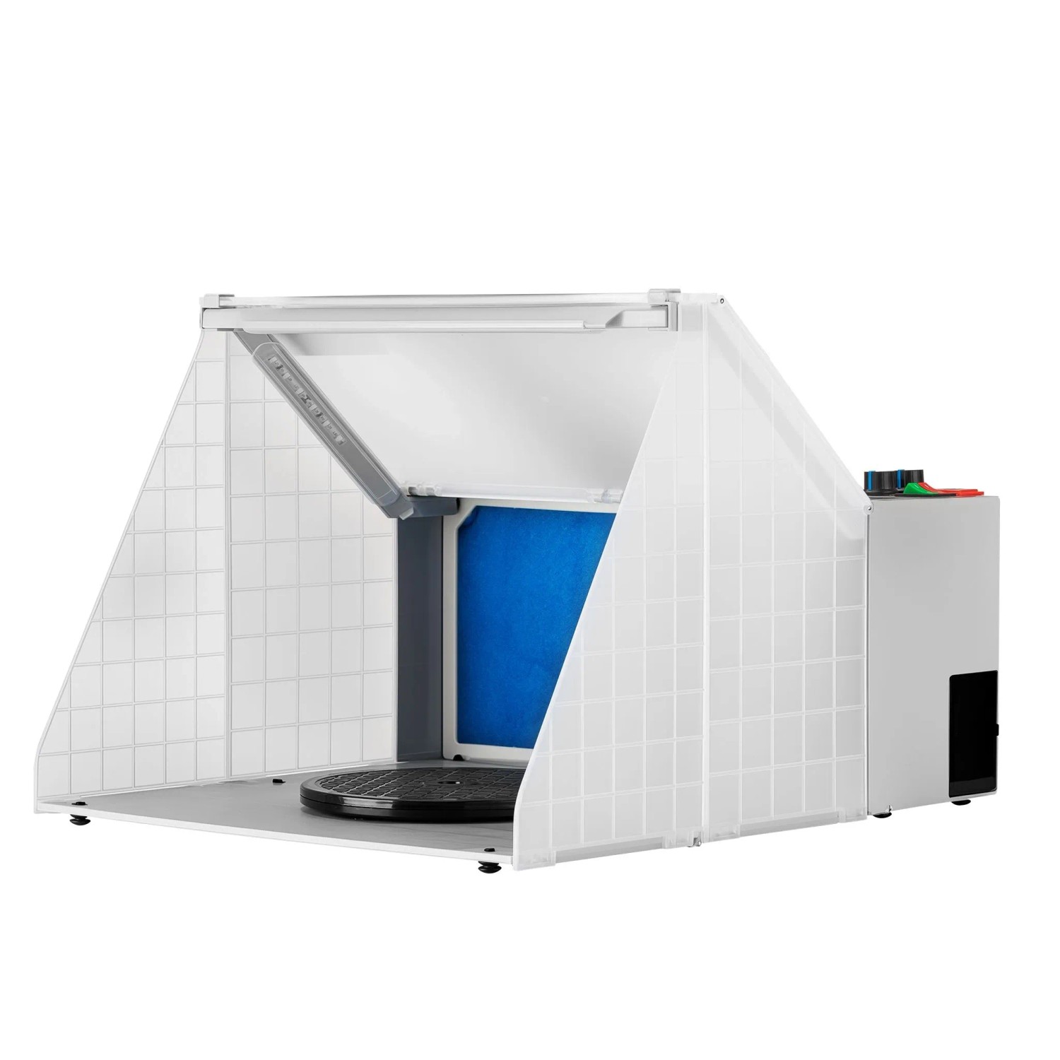 Wiltec Airbrush Absauganlage 4M³/Min Led Beleuchtung Drehregler Farbnebel Filter