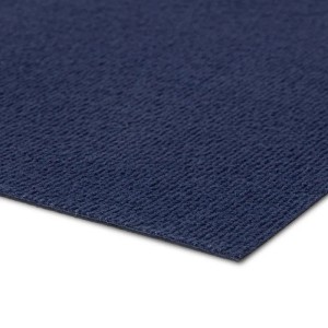 Floordirekt Messeteppich Sintra Pflegeleichter Gangläufer Dunkelblau 100 x 450 cm