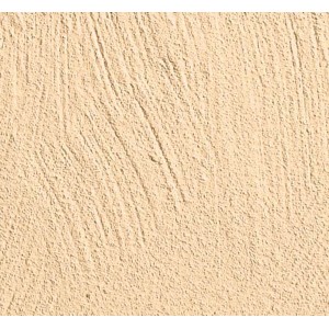 Nahaufnahme einer Wand mit Knauf Compact Color Putz in Cafe au lait.