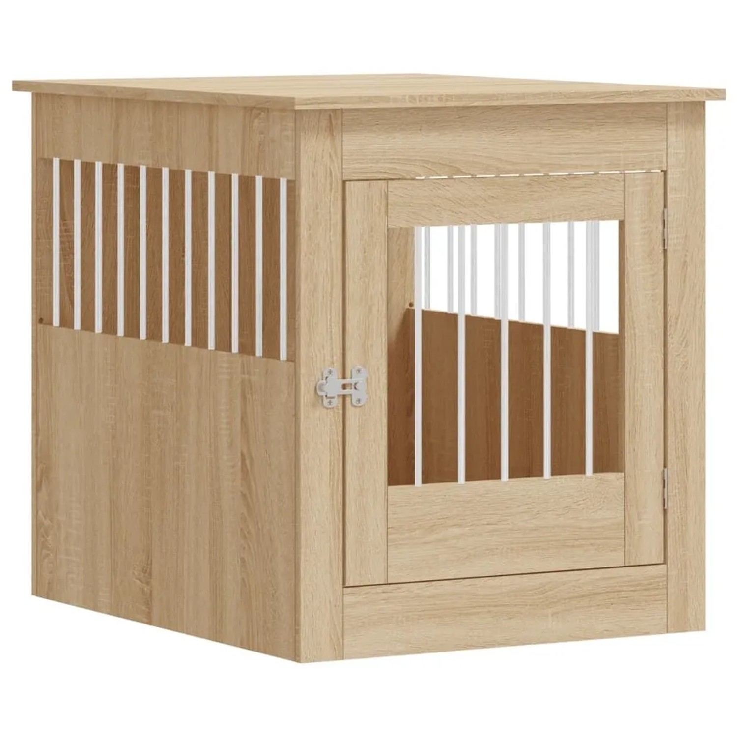 vidaXL Hundekäfig im Möbelstil Sonoma-Eiche 64,5x80x71cm Holzwerkstoff 838332