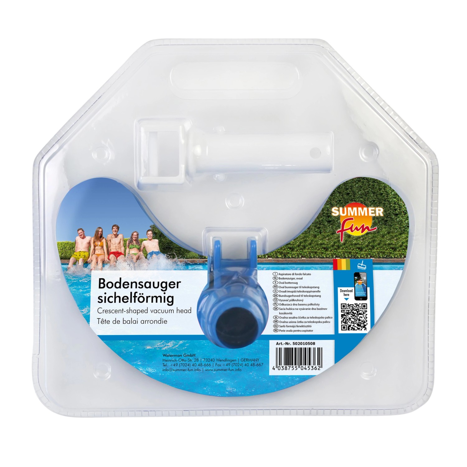 Summer Fun Ovaler Bodensauger