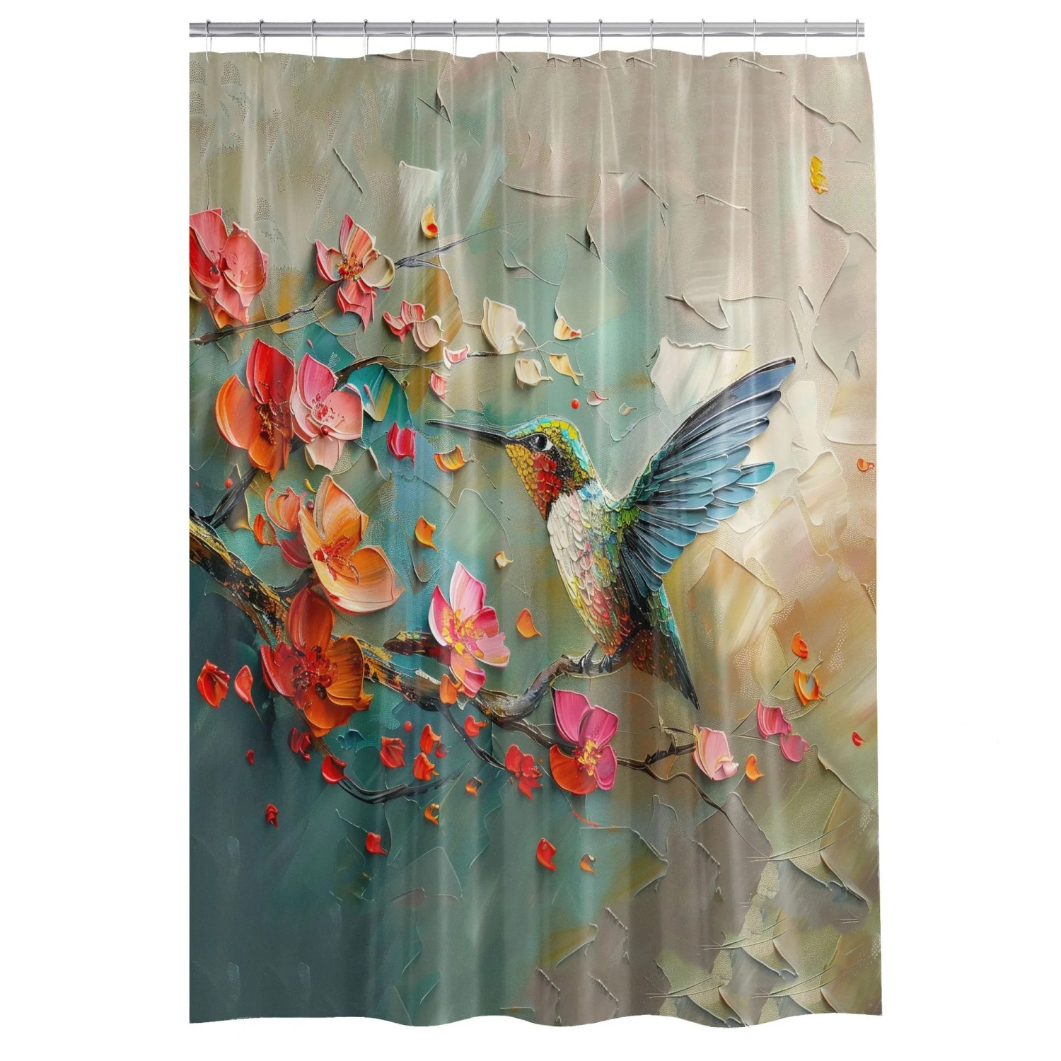 SANILO Duschvorhang Petalo 180 x 200 cm