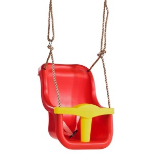 KBT Schaukelsitz Babyschaukel Luxe Rot-gelb