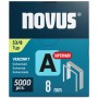 Novus Feindrahtklammern A 53, 8 mm, 5000 Stück, verzinkt, für Hand-, Elektro-, Akku- und Drucklufttacker.